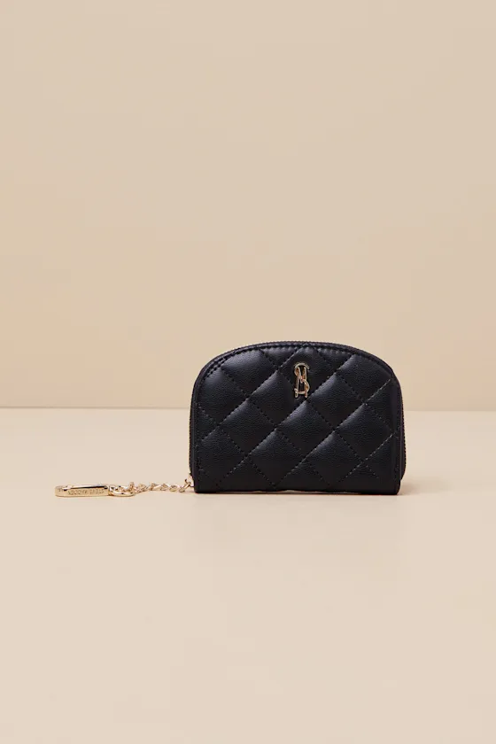 BJadez Black Quilted Cardholder sold by Lulus product image thumbnail 4