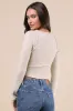 Easy Energy Cream Knit Raglan Sleeve Crop Top sold by Lulus