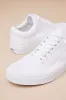 Old Skool True White Lace-Up Sneakers sold by Lulus