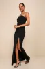 Classy Consideration Black Strapless Maxi Dress sold by Lulus