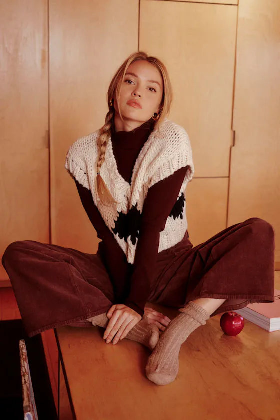 Timeless Option Brown Corduroy Wide-Leg Pants sold by Lulus