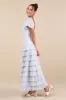 Delightful Favorite Light Blue Eyelet Tiered Maxi Dress sold by Lulus