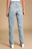 90s Pinch Waist Light Wash Distressed High Rise Straight Jeans sold by Lulus