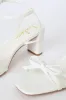 Rezzy White Bow Ankle Strap High Heel Sandals sold by Lulus