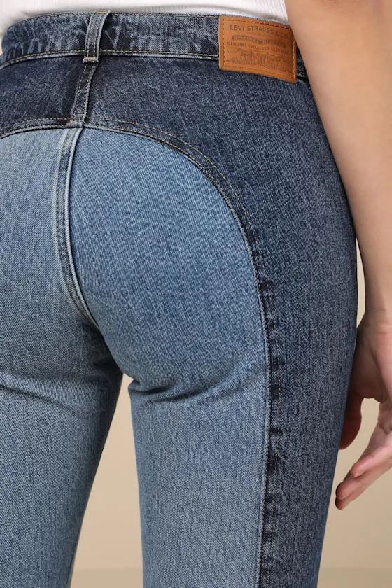 Wedgie Boot Medium Wash Denim High-Rise Jeans sold by Lulus product image thumbnail 4