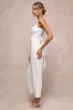 Exceptional Vision White Jacquard Removable Bow Jumpsuit sold by Lulus