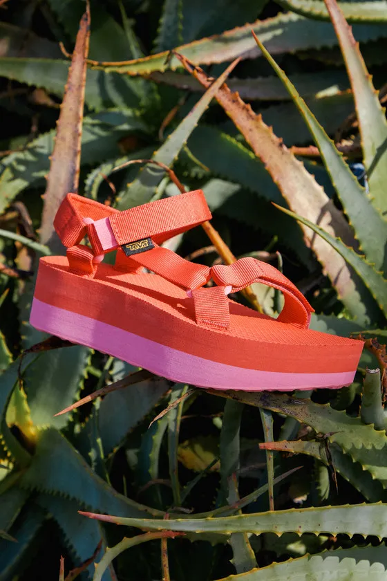Flatform Universal Hot Pink Sandals sold by Lulus