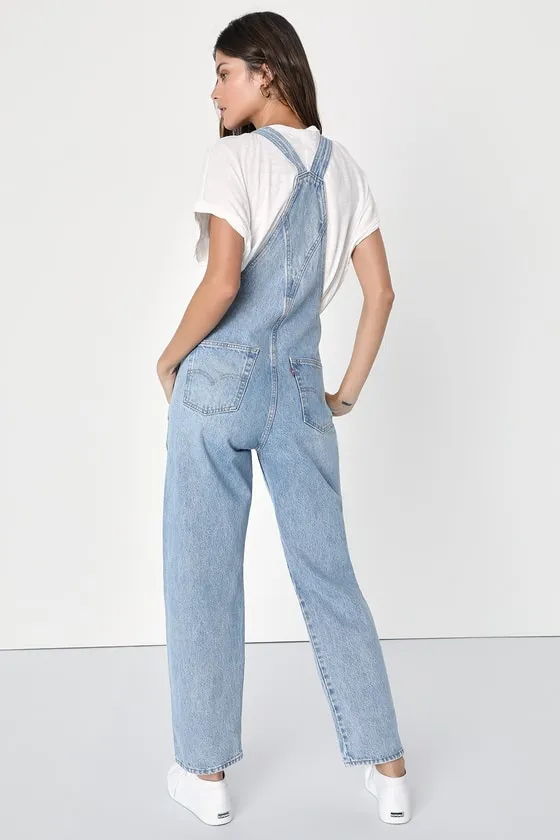 Vintage Medium Wash Overalls sold by Lulus product image thumbnail 2