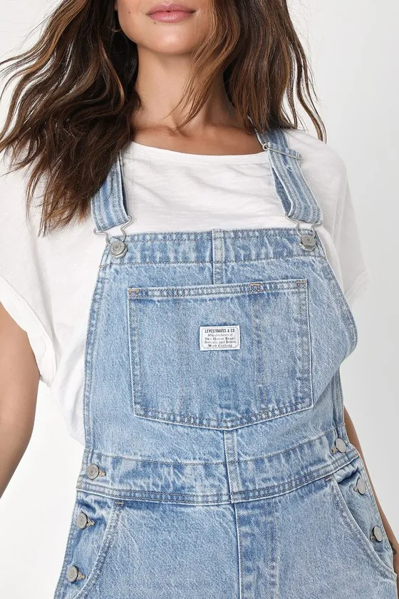 Vintage Medium Wash Overalls sold by Lulus product image thumbnail 3