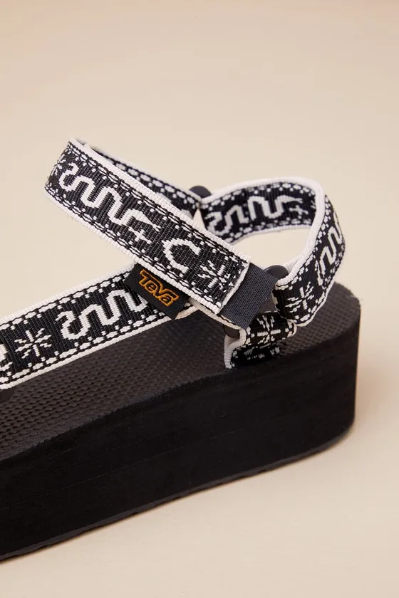 Flatform Universal Bandana Black Sandals sold by Lulus product image thumbnail 4