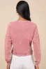 Effortlessly Coveted Washed Pink Cropped Sweater Top sold by Lulus