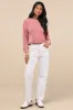 Effortlessly Coveted Washed Pink Cropped Sweater Top sold by Lulus