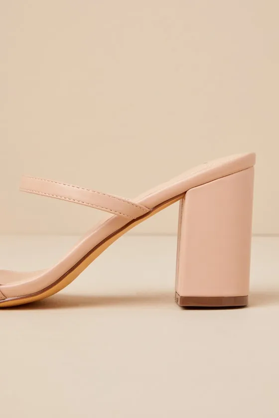 Ariellie Light Nude High Heel Sandals sold by Lulus product image thumbnail 4