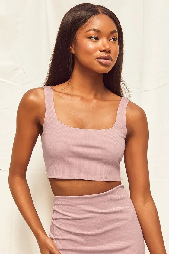 Set For Life Blush Pink Ribbed Bodycon Two-Piece Dress sold by Lulus product image thumbnail 2