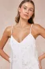 Extreme Elegance White Mesh Floral Embroidered Cape Jumpsuit sold by Lulus