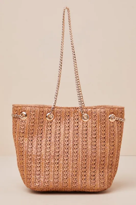 Miles to Go Brown Straw Mini Bag sold by Lulus