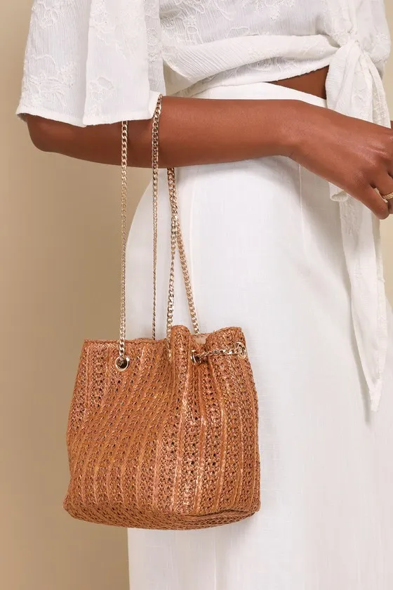 Miles to Go Brown Straw Mini Bag sold by Lulus product image thumbnail 2