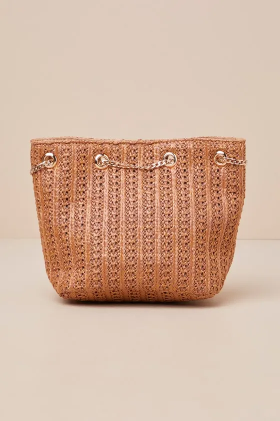 Miles to Go Brown Straw Mini Bag sold by Lulus product image thumbnail 4
