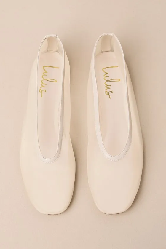 Aldan Beige Sheer Mesh Ballet Flats sold by Lulus product image thumbnail 3