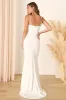 Finding the One White Mermaid Maxi Dress sold by Lulus