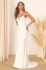 Finding the One White Mermaid Maxi Dress sold by Lulus