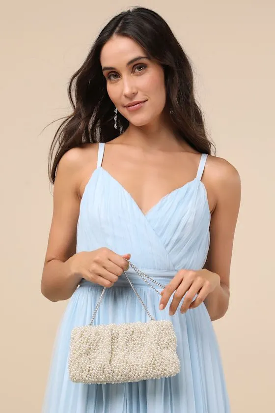 Pluenta Ivory Pearl Clutch sold by Lulus