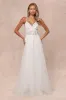 Glorious Luxury White Sheer Tulle Embroidered Beaded Maxi Dress sold by Lulus