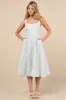 Pristine Muse Mint Green Jacquard Skater Midi Dress sold by Lulus