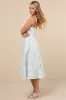 Pristine Muse Mint Green Jacquard Skater Midi Dress sold by Lulus