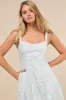 Pristine Muse Mint Green Jacquard Skater Midi Dress sold by Lulus