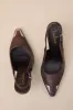 Karenna Brown Pointed-Toe Slingback Pumps sold by Lulus