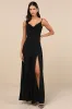 Notorious Poise Black Sleeveless Cowl Neck Maxi Dress sold by Lulus