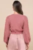 Expert Cutie Dusty Rose Cable Knit Tie-Front Cardigan Sweater sold by Lulus