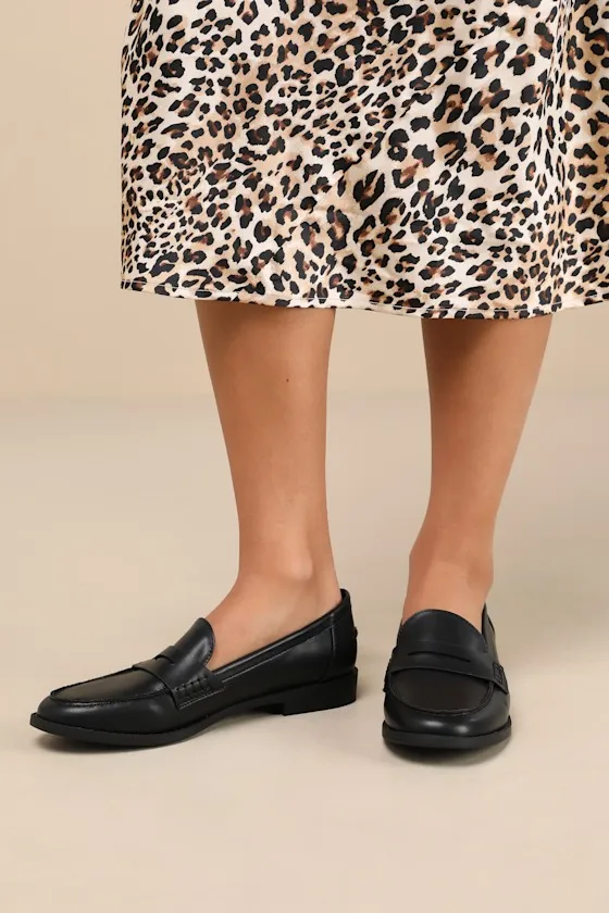 Julius Black Loafer Flats sold by Lulus product image thumbnail 2