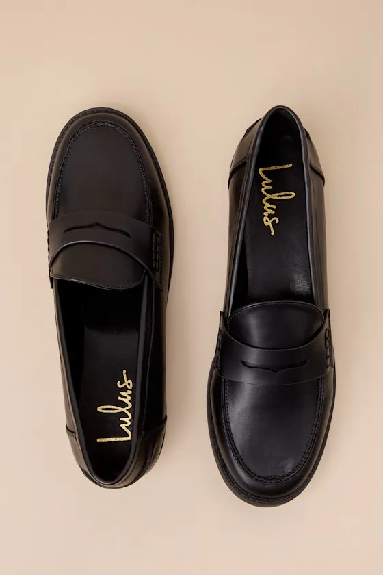 Julius Black Loafer Flats sold by Lulus product image thumbnail 3