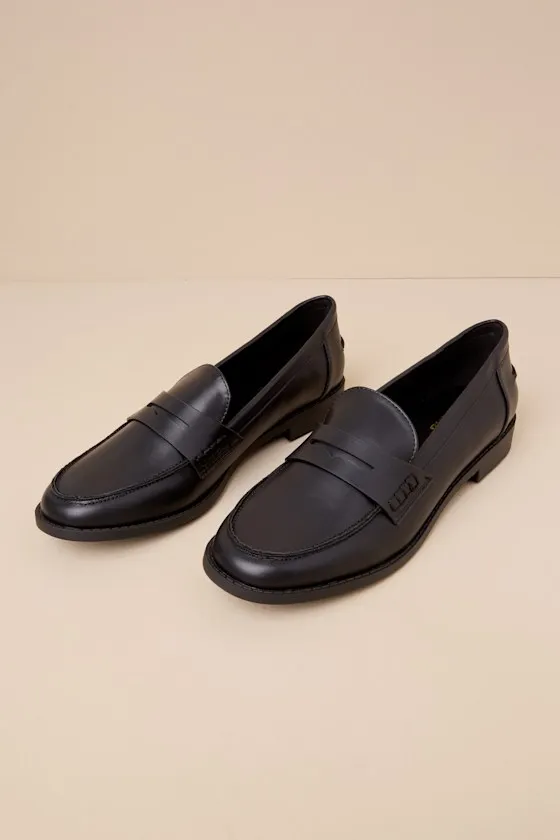 Julius Black Loafer Flats sold by Lulus product image thumbnail 4