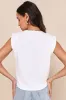 Casual Inspiration Ivory Ruched Short Sleeve Tee sold by Lulus