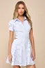 Perfectly Angelic Light Blue Embroidered Floral Mini Dress sold by Lulus