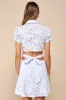 Perfectly Angelic Light Blue Embroidered Floral Mini Dress sold by Lulus
