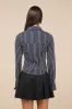 Stylish Choice Navy and White Striped Bustier Button-Up Top sold by Lulus