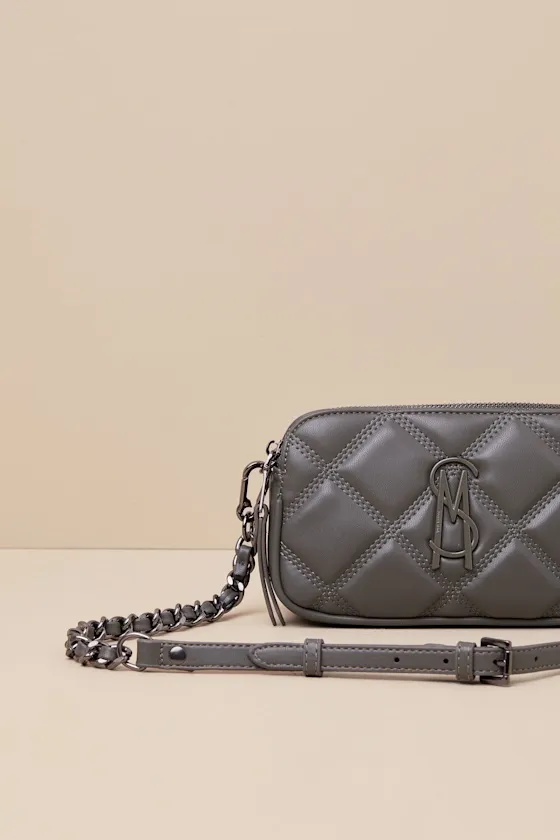 Bdaisy Dark Green Quilted Crossbody Bag sold by Lulus product image thumbnail 2