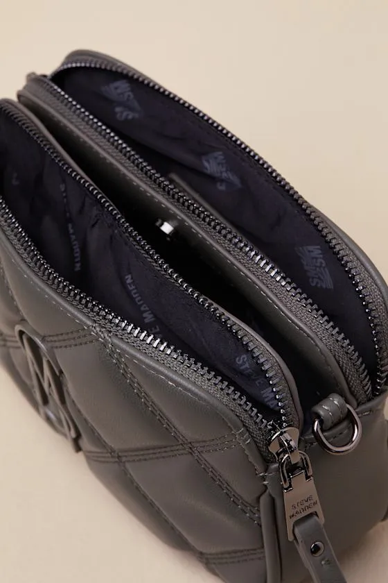 Bdaisy Dark Green Quilted Crossbody Bag sold by Lulus product image thumbnail 3