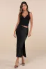 Flirtatious Statement Black Lace Back Cutout Tank Top sold by Lulus
