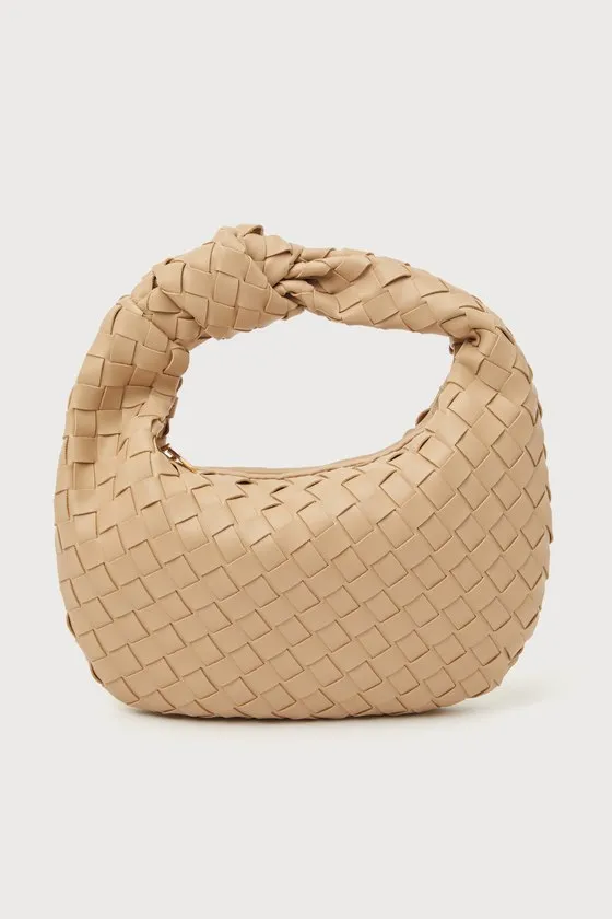 Mejia Beige Woven Knotted Handbag sold by Lulus product image thumbnail 4
