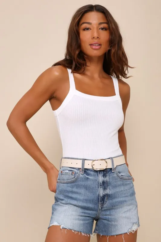 Troublemaker Distressed Medium Wash High-Rise Denim Shorts sold by Lulus