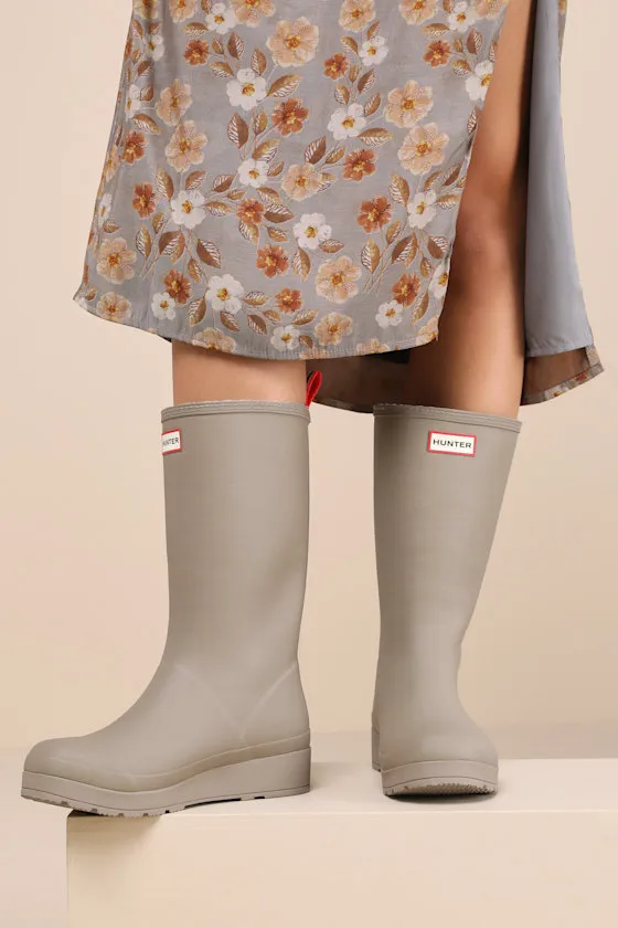 Play Tall Medium Natural Shearling Mid-Calf Rain Boots sold by Lulus