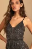 Disco Party Black Multi Metallic Wide-Leg Jumpsuit sold by Lulus