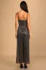 Disco Party Black Multi Metallic Wide-Leg Jumpsuit sold by Lulus