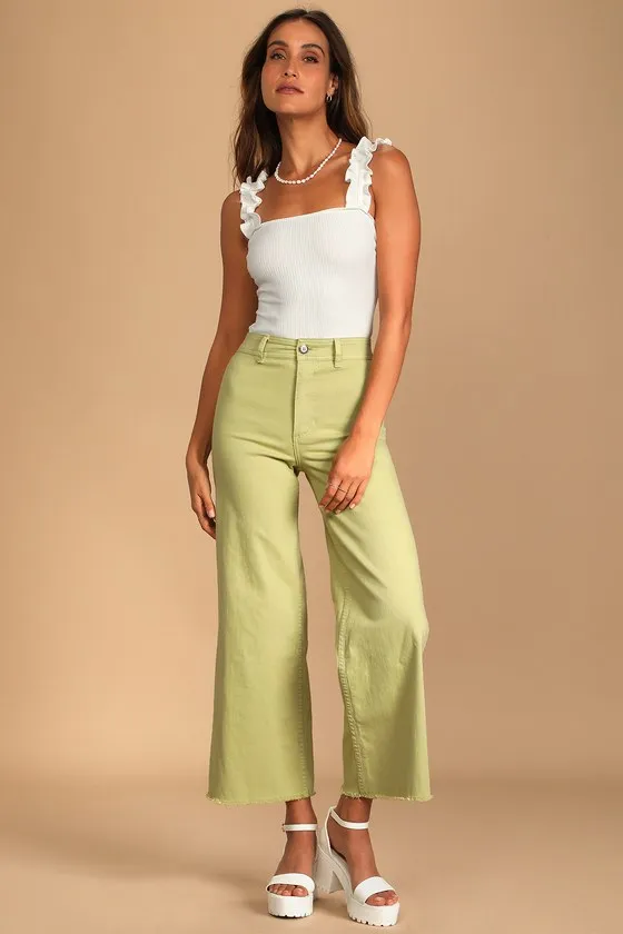 Musing About You White Ribbed Ruffle Strap Bodysuit sold by Lulus product image thumbnail 2