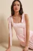 Picturesque Allure Blush Pink Jacquard Tie-Strap Maxi Dress sold by Lulus